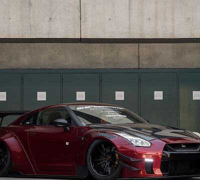 Фото дисков Savini SV43 на Nissan GT-R