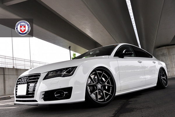 Фото дисков HRE S101 Сатиновый графит на Audi A/RS 7 (4G)