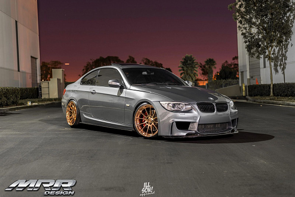 Фото дисков MRR GF6 Глянцевое золото на BMW 3/M3 (E90)