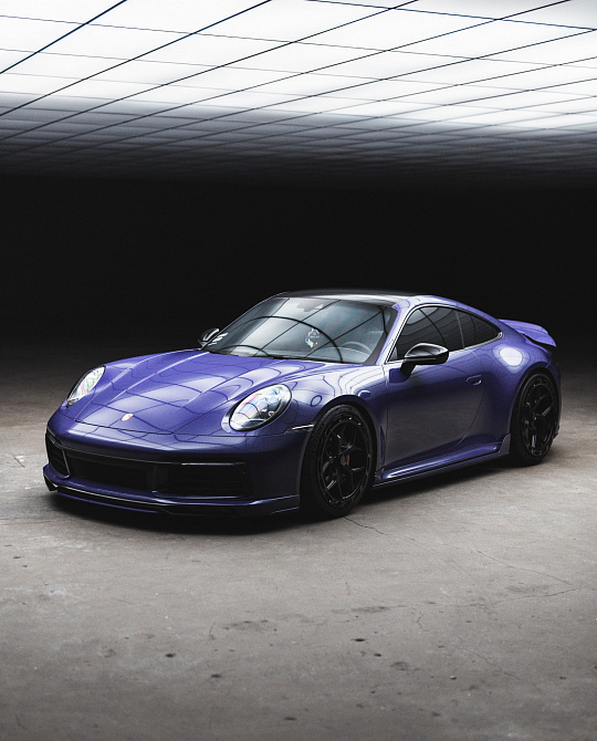 Фото дисков PF7 Aerotech Черный сатин на Porsche 911 VIII