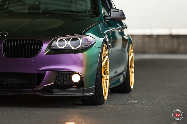 Фото дисков Vossen CG-209T Глянцевое золото на BMW 5/M5 (F10)