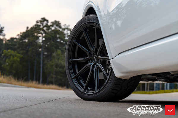 Фото дисков Vossen HF-3 Черный сатин на Dodge Durango III