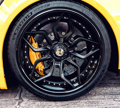Фото дисков Brixton Forged PF9 на Porsche 911 VII