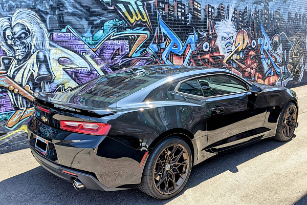 Фото дисков HRE FF10 Сатиновая шампань на Chevrolet Camaro VI