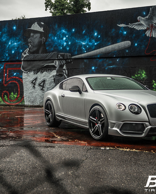 Фото дисков HF-1 Черный сатин на Bentley Continental GT II