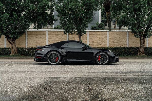 Фото дисков 1886 Wheels S007 Черный сатин на Porsche 911 VIII