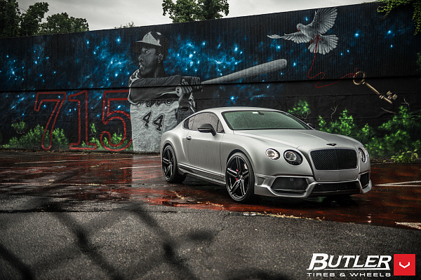 Фото дисков Vossen HF-1 Черный сатин на Bentley Continental GT II