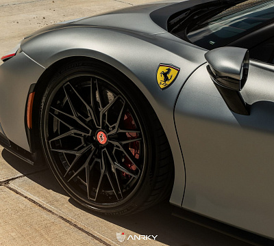 Фото дисков Anrky S3-X1 на Ferrari SF90