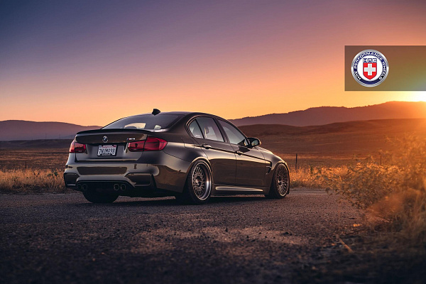 Фото дисков HRE 501M Глянцевый темный лак на BMW 3/M3 (F3x/F80)