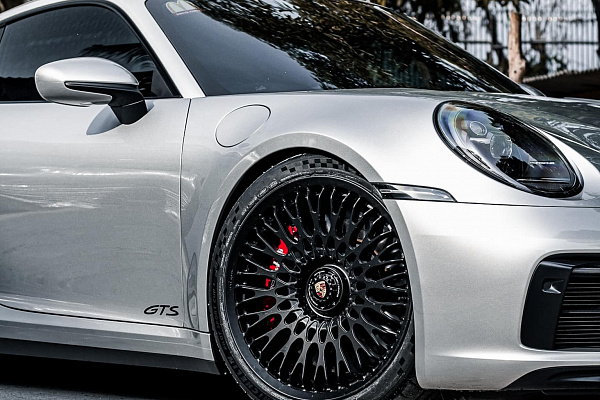 Фото дисков Brixton Forged TR20 Черный сатин на Porsche 911 VIII