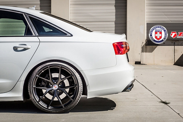 Фото дисков HRE P101 Черный сатин на Audi A/RS 6 (C7)
