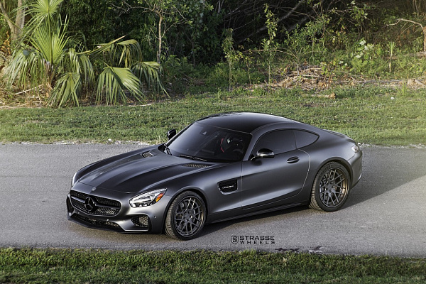 Фото дисков Strasse Wheels SM7 Deep Concave FS Другой цвет на Mercedes-Benz AMG GT I