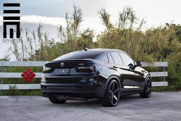 Фото дисков Vossen CV3 Глянцевый графит на BMW X4 (F26)