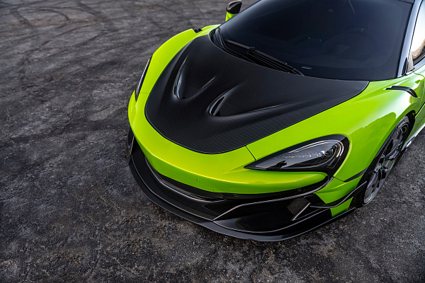 Фото дисков Brixton Forged PF14 R / RS Сатиновый темный лак на McLaren 600