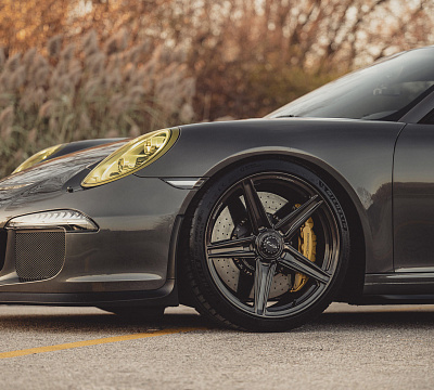 Фото дисков Vossen M-X5 на Porsche 911 VII