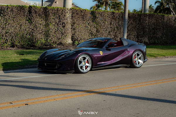 Фото дисков Anrky RS5.3 Полированный лак на Ferrari 812