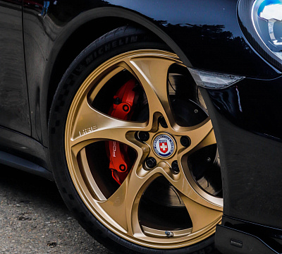 Фото дисков HRE 522M на Porsche 911 VII