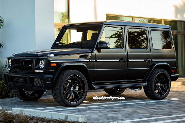 Фото дисков HRE S101 Черный сатин на Mercedes-Benz G-Class II