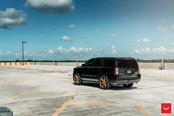 Фото дисков Vossen HF6-2 Глянцевое темное золото на GMC Yukon V