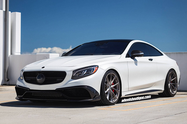 Фото дисков HRE P204 Сатиновый тонированный лак на Mercedes-Benz S-Class (W222, C217)