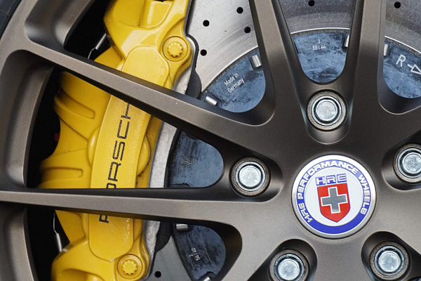 Фото дисков HRE P101 Сатиновая бронза на Porsche 911 VII
