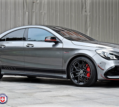 Фото дисков HRE FF11 на Mercedes-Benz CLA (C117, X117)
