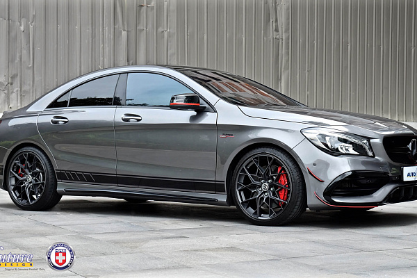 Фото дисков HRE FF11 Сатиновый графит на Mercedes-Benz CLA (C117, X117)