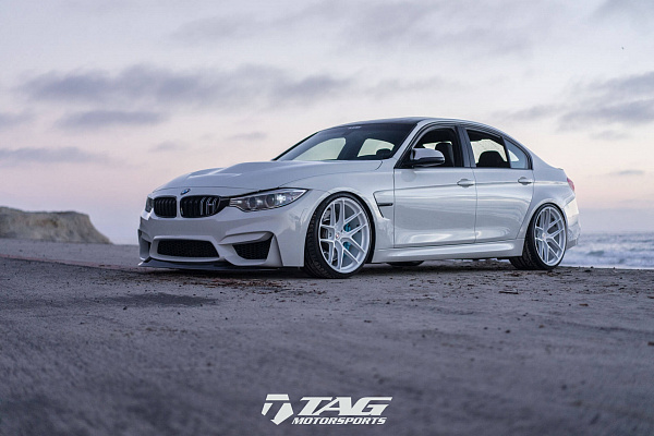 Фото дисков HRE R101 Lightweight Белый глянец на BMW 3/M3 (F3x/F80)