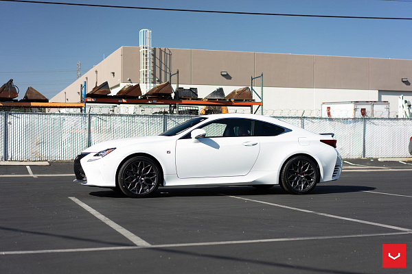 Фото дисков Vossen HF-2 Сатиновый графит на Lexus RC