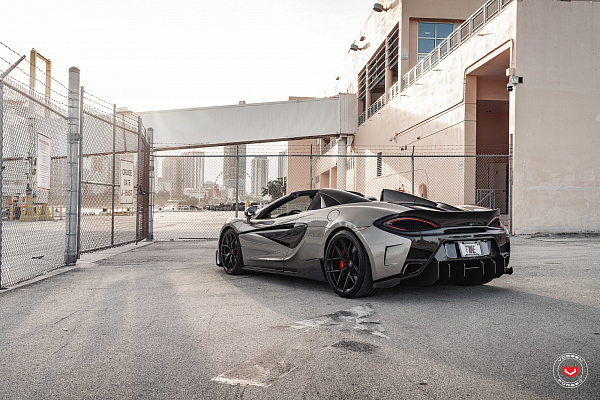 Фото дисков Vossen S21-01 Черный глянец на McLaren 570S