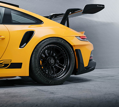 Фото дисков Brixton Forged TR07 на Porsche 911 VIII