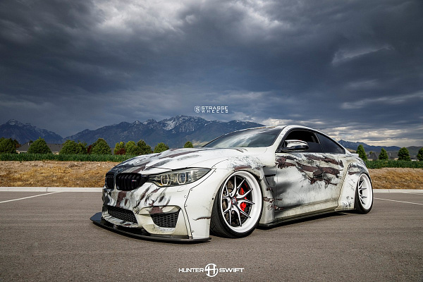Фото дисков Strasse Wheels SM5R Deep Concave FS Другой цвет на BMW 4/M4 (F32/F82)