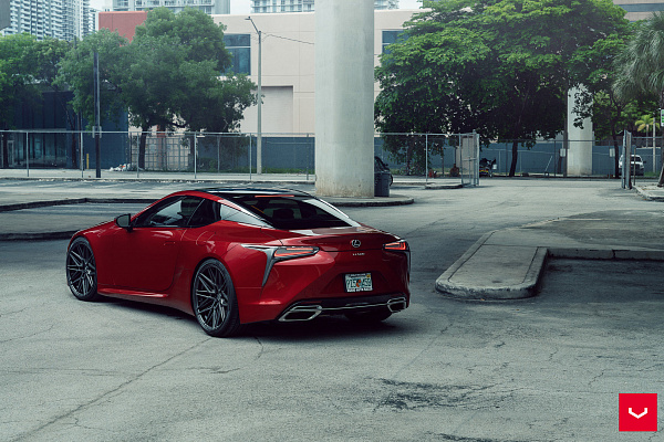 Фото дисков Vossen HF-7 Глянцевый графит на Lexus LC 500