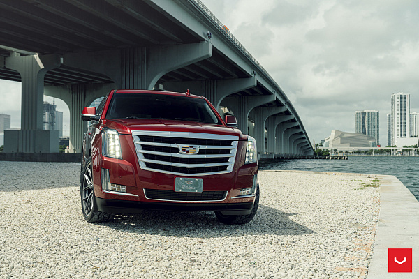 Фото дисков Vossen HF6-4 Матовый графит на Cadillac Escalade IV