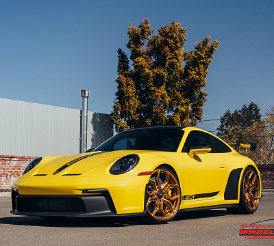 Фото дисков Vossen EVO-3R на Porsche 911 VIII
