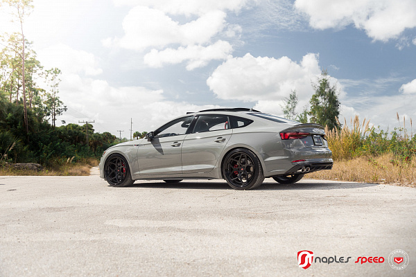 Фото дисков Vossen CG-205 (3-Piece) Черный сатин на Audi A/S/RS 5 (F5)