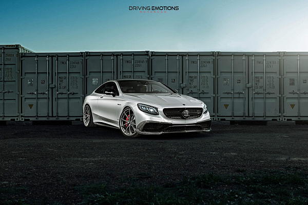 Фото дисков HRE P204 Сатиновый графит на Mercedes-Benz S-Class (W222, C217)