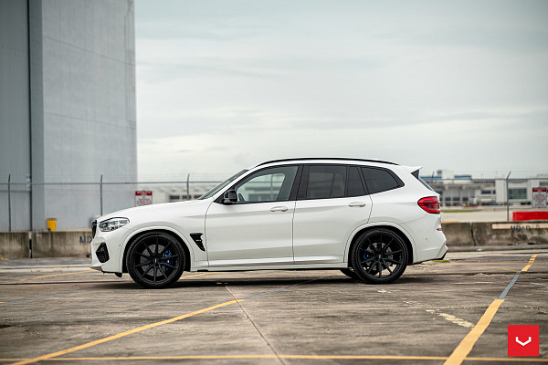 Фото дисков Vossen HF-3 Черный сатин на BMW X3/X3 M (G01/F97)
