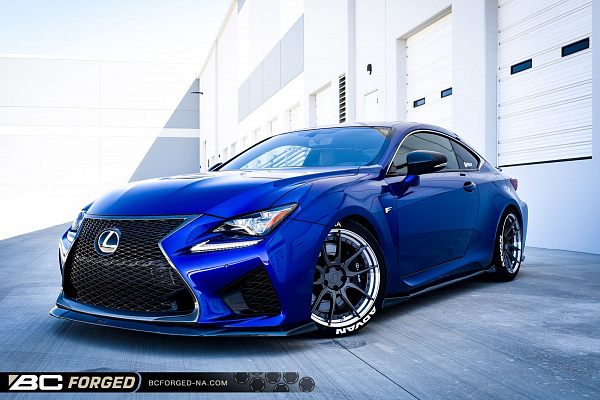 Фото дисков BC Forged HCA162 Матовый графит на Lexus RC