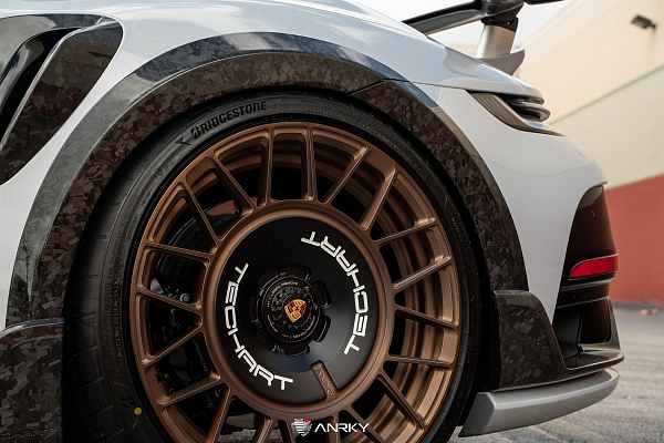 Фото дисков Anrky AN20 Aerosport Сатиновая бронза на Porsche 911 VIII