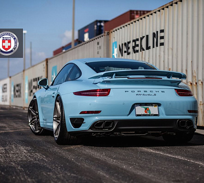 Фото дисков HRE P106 на Porsche 911 VII