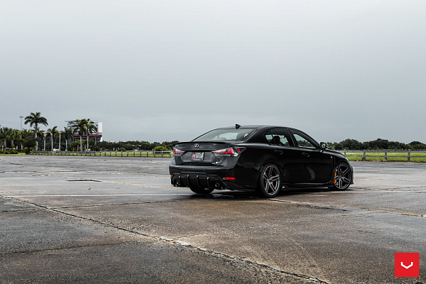 Фото дисков Vossen HF-1 Сатиновый графит на Lexus GS IV