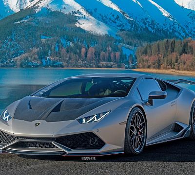 Фото дисков Strasse Wheels SV10M Deep Concave FS на Lamborghini Huracan