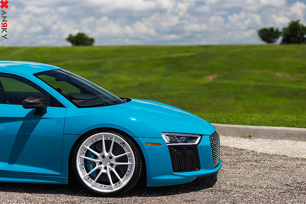 Фото дисков Anrky AN34 Белый сатин на Audi R8 (4S)