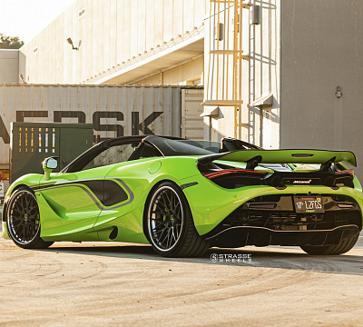 Фото дисков Strasse Wheels SV10M Deep Concave FS на McLaren 720S