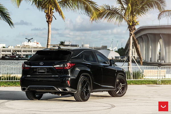 Фото дисков Vossen HF-1 Черный сатин на Lexus RX IV