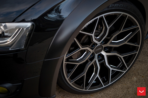 Фото дисков Vossen HF-2 Алмазная проточка на Audi A/S/RS 4 (B8)