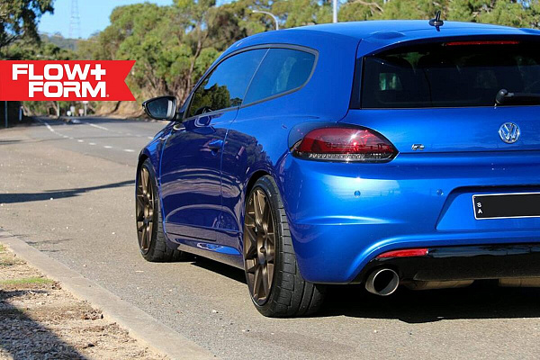Фото дисков HRE FF01 Сатиновое темное золото на Volkswagen Scirocco III