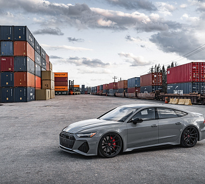 Фото дисков Vossen HF-3 на Audi A/RS 7 (4K)