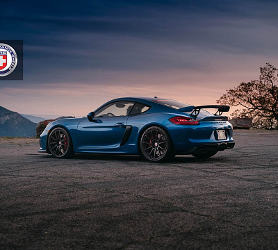 Фото дисков HRE RC103 на Porsche Cayman II